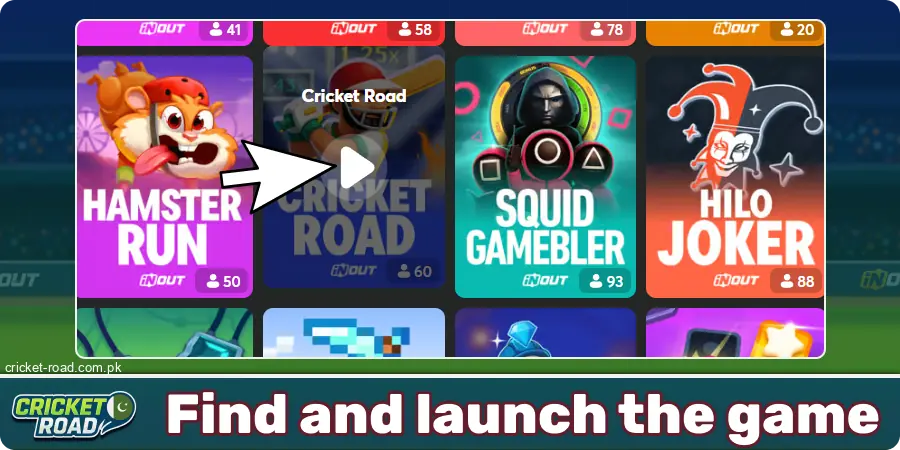 Find the Cricket Road Pakistan game