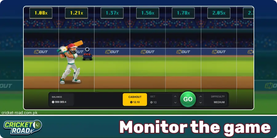 Follow the Cricket Road PK game